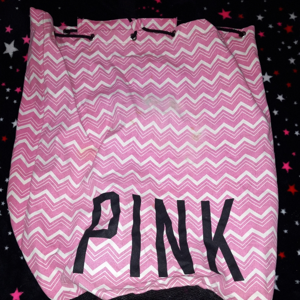 *FLAWED VS PINK LARGE LAUNDRY DUFFLE BAG